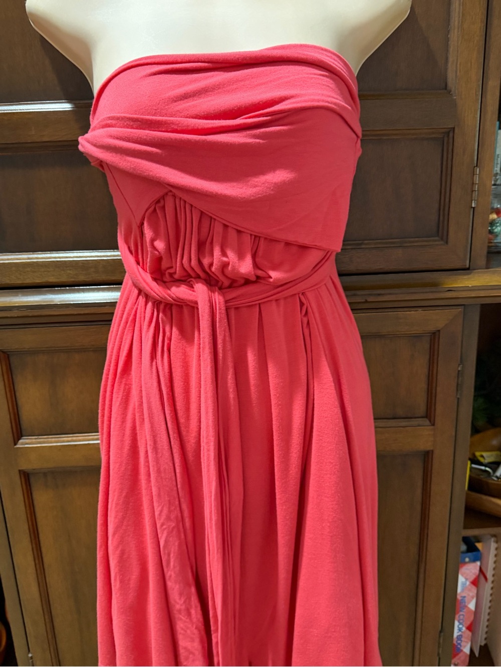 Free People Coral Pink Convertible Jumpsuit - Picture 5 of 6